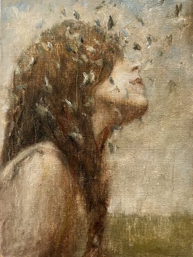 Thoughts in my head di Liubou Sas, Pittura in vendita su Singulart