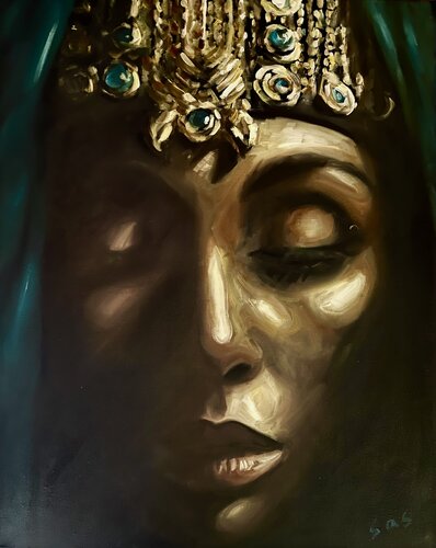 and there is silence inside me van Liubou Sas, Schilderij te koop op Singulart