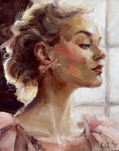 waiting for the magic di Liubou Sas, Pittura in vendita su Singulart