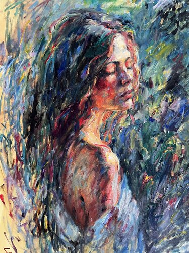 Catching the sun di Liubou Sas, Pittura in vendita su Singulart