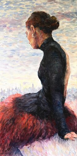 Leaving the party de Liubou Sas, Pintura a la venta en Singulart
