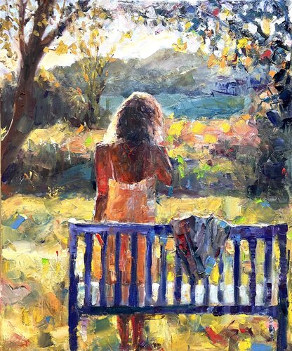 Delightful autumn van Liubou Sas, Schilderij te koop op Singulart