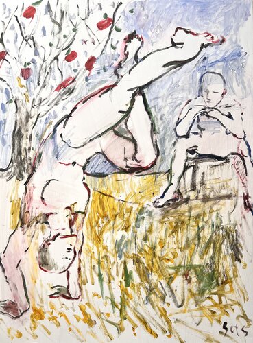 How will you surprise me today? di Liubou Sas, Pittura in vendita su Singulart