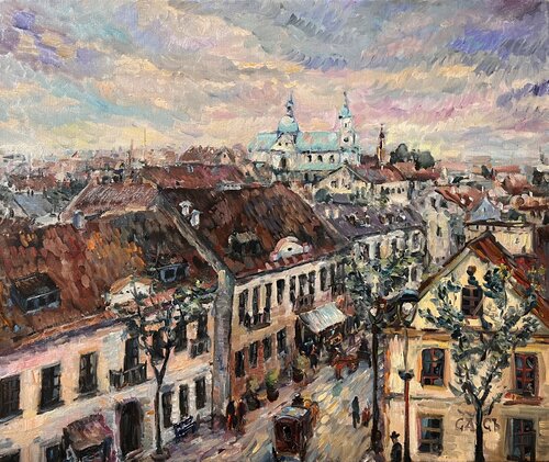 Old Grodno di Liubou Sas, Pittura in vendita su Singulart