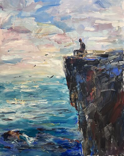 At the edge of the earth von Liubou Sas, Malerei kaufen auf Singulart