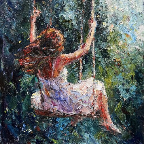 Wings di Liubou Sas, Pittura in vendita su Singulart