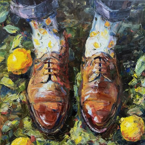Lemons di Liubou Sas, Pittura in vendita su Singulart