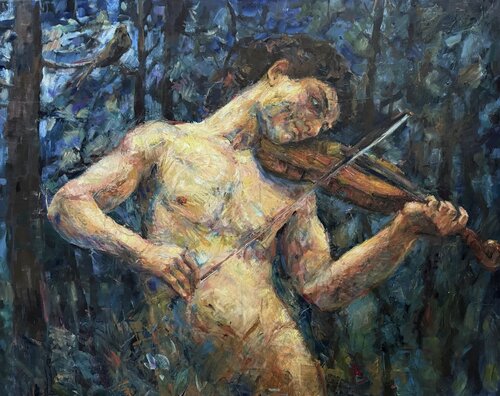 Violinist von Liubou Sas, Malerei kaufen auf Singulart