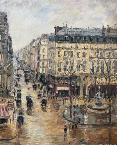 Old Paris by Liubou Sas, Painting for Sale on Singulart