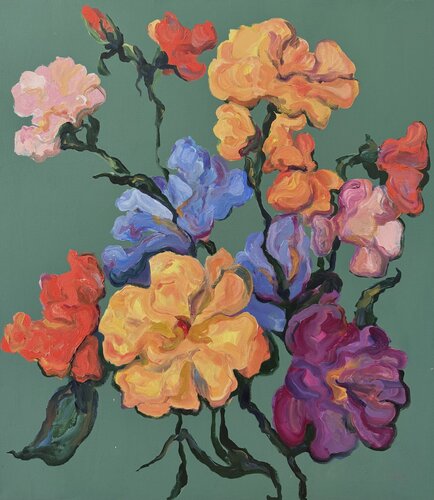 Flowers 7 di Liubou Sas, Pittura in vendita su Singulart