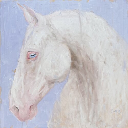 Blue eyes by Liubou Sas, 회화 for Sale on Singulart
