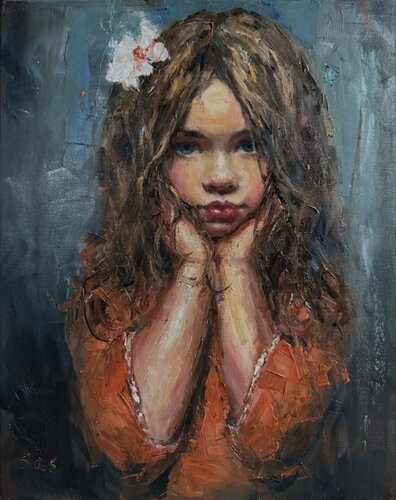 Flower par Liubou Sas, Peinture en vente sur Singulart