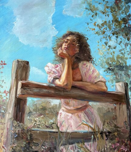 Summer bless par Liubou Sas, Peinture en vente sur Singulart