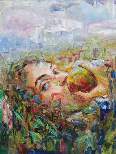 Lunch van Liubou Sas, Schilderij te koop op Singulart