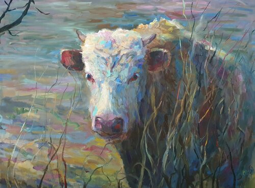 Calf di Liubou Sas, Pittura in vendita su Singulart