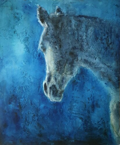 The horse 2 di Liubou Sas, Pittura in vendita su Singulart