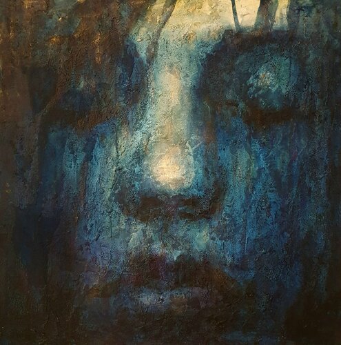 Portrait without face di Liubou Sas, Pittura in vendita su Singulart