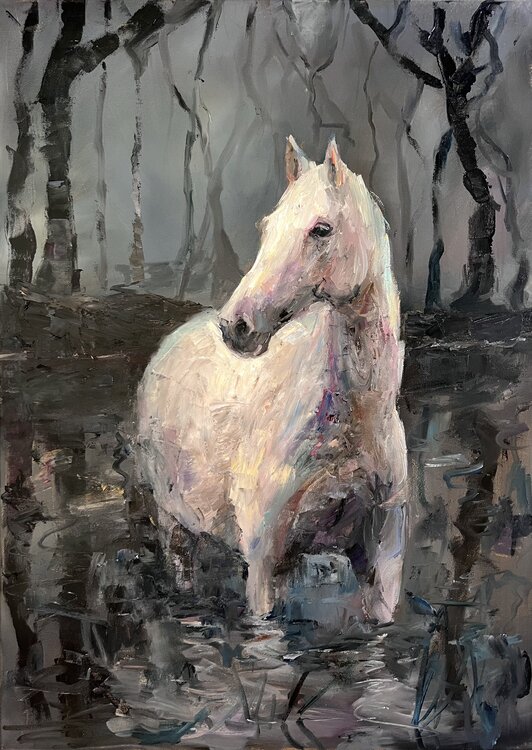 White horse 3 Liubou Sas