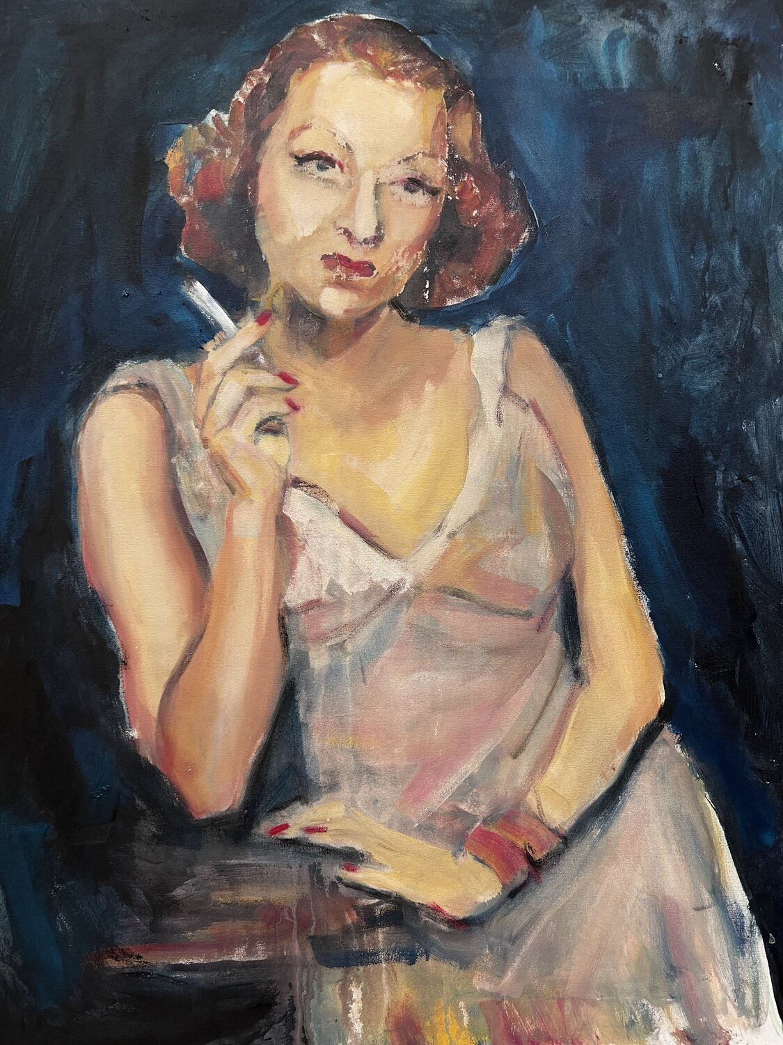 Woman with cigarette Liubou Sas