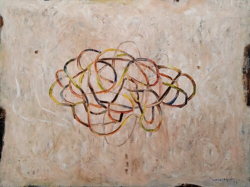 Puntapié van Carlos Sánchez Maydana, Schilderij te koop op Singulart