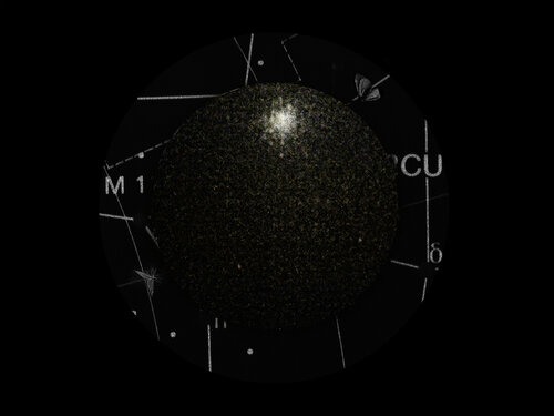 Horloges célestes- M13 von Évelyne Coutas, Fotografie kaufen auf Singulart