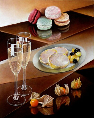 Au Choix des Saveurs par Frank Godille, Peinture en vente sur Singulart