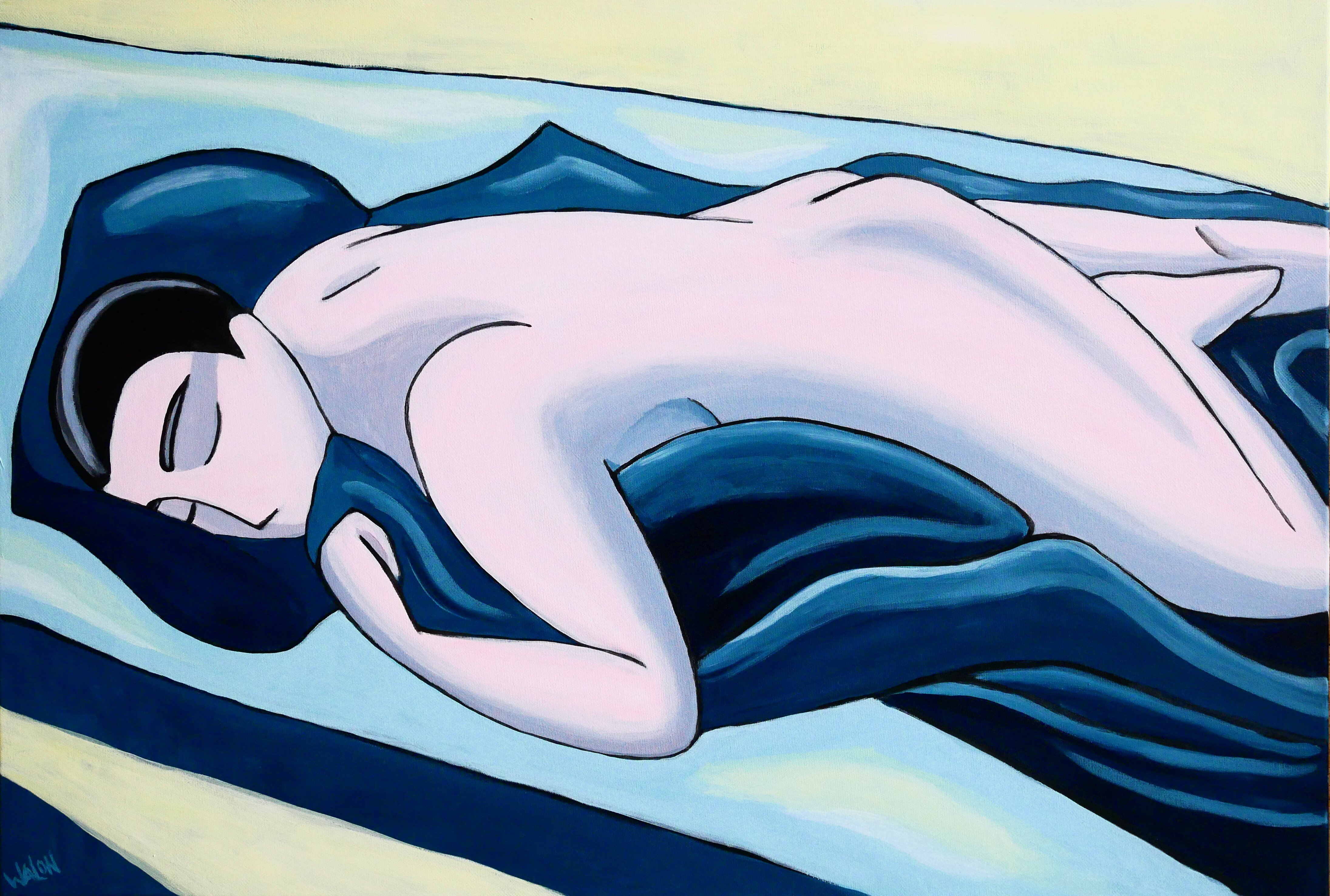 眠っている