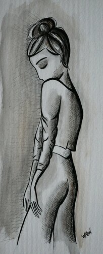 Danse ! (Profil) di Marine Walon, Disegno in vendita su Singulart