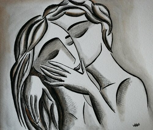 Sur la joue van Marine Walon, Tekening te koop op Singulart