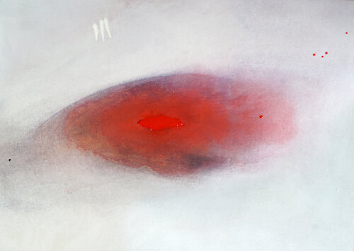 Nuvola Rossa di Carlo Olper, Pittura in vendita su Singulart