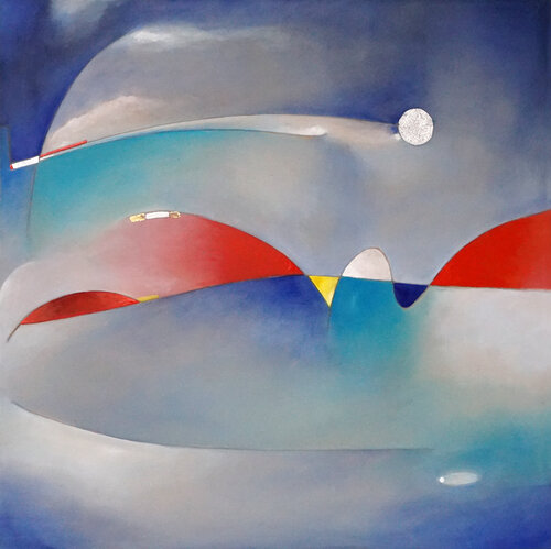 Poesia al chiaro di luna von Carlo Olper, Malerei kaufen auf Singulart