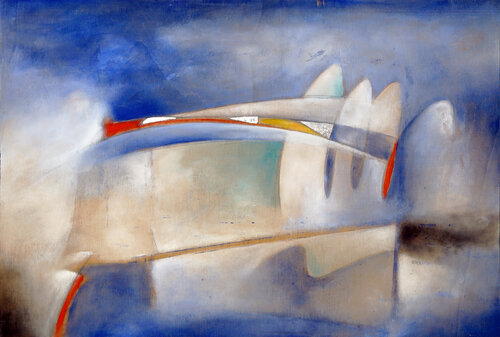 Periferia Industriale di Carlo Olper, Pittura in vendita su Singulart