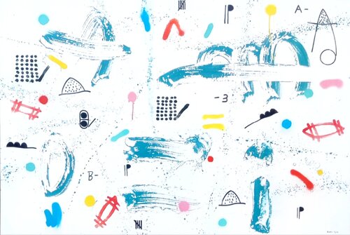 Caligrafías van Eusebio López, Schilderij te koop op Singulart