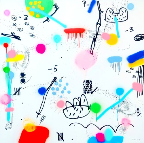 Juego y distracción di Eusebio López, Pittura in vendita su Singulart