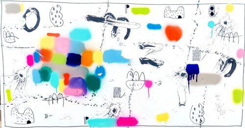 Luces en la calle van Eusebio López, Schilderij te koop op Singulart