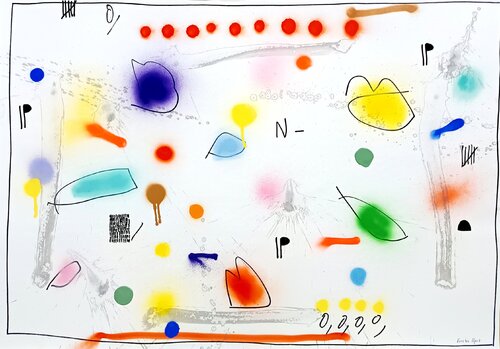 Luces by Eusebio López, Work on Paper for Sale on Singulart