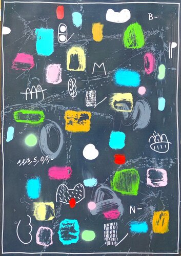 Letras by Eusebio López, Work on Paper for Sale on Singulart