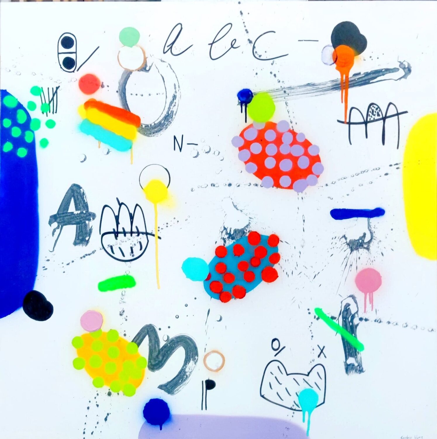 Vacaciones en la montaña Eusebio López Origineel schilderij te koop
