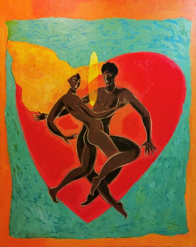 PAS DE BAISERS; di Laurence DUC, Pittura in vendita su Singulart