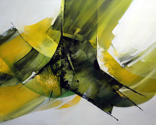 "Composition 769"  ( Abstraction lyrique ) by Alain Brunet "Tenurb-Géneau", Painting for Sale on Singulart