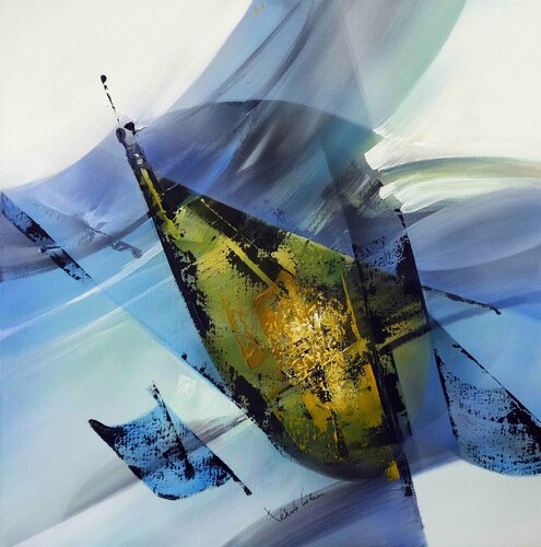 "Composition 782"  ( Abstraction lyrique ) Alain Brunet "Tenurb-Géneau"