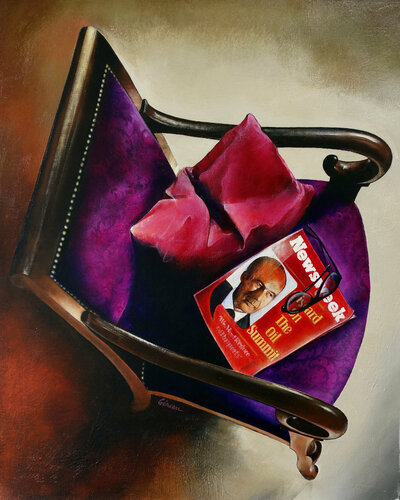 "Président chair"   1976 di Alain Brunet "Tenurb-Géneau", Pittura in vendita su Singulart