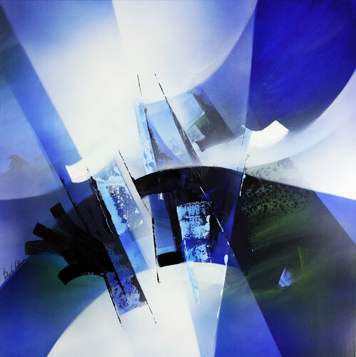 "COMPOSITION 581"   (Abstraction lyrique ) von Alain Brunet "Tenurb-Géneau", Malerei kaufen auf Singulart