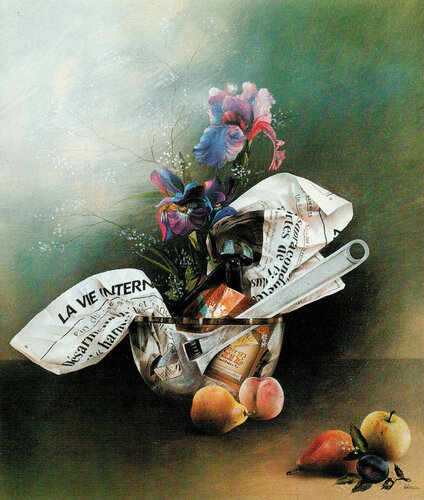 "LE BOUQUET INSOLITE" par Alain Brunet "Tenurb-Géneau", Peinture en vente sur Singulart