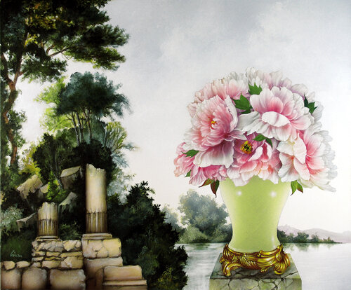 "LES VIEILLES PIERRES" by Alain Brunet "Tenurb-Géneau", Painting for Sale on Singulart