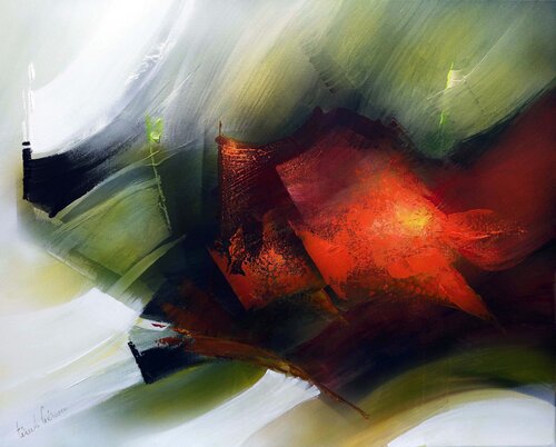 "COMPOSITION 657"   (Paysagisme abstrait) Alain Brunet "Tenurb-Géneau"