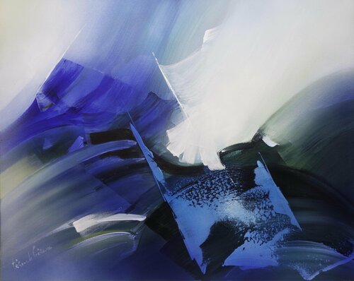 "Composition 654"  ( Abstraction lyrique ) Alain Brunet "Tenurb-Géneau"