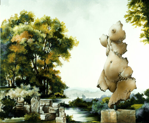 "Vestiges aux étangs" de Alain Brunet "Tenurb-Géneau", Pintura a la venta en Singulart