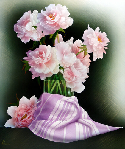 "Le vase protégé" von Alain Brunet "Tenurb-Géneau", Malerei kaufen auf Singulart