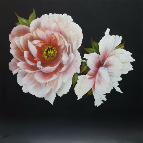 "Grand duo de printemps" van Alain Brunet "Tenurb-Géneau", Schilderij te koop op Singulart